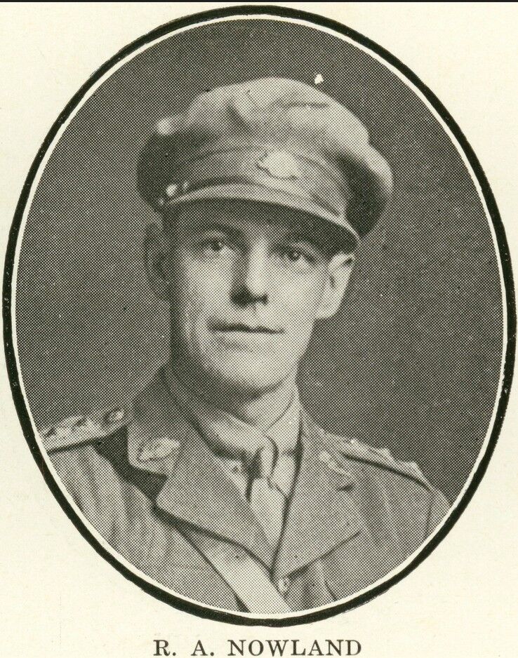 Photograph of Robert Allen Nowland from 'Queenslanders who fought in the Great War.'