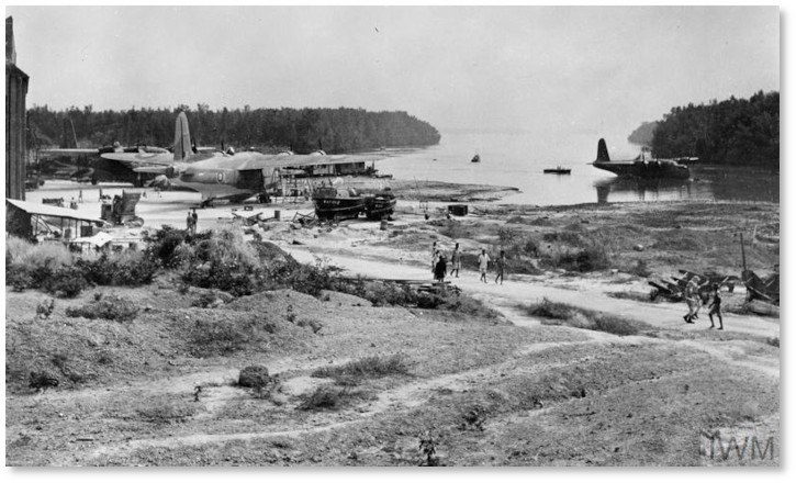RAF flying-boat station at Jui, Sierra Leone