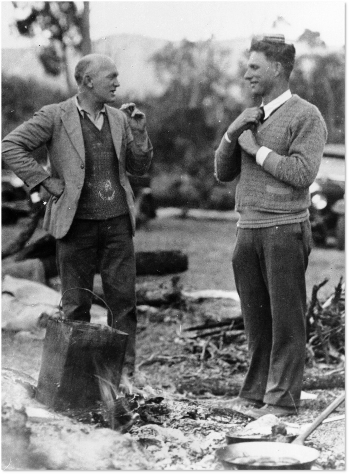 Romeo Lahey and Arthur Groom, 1938