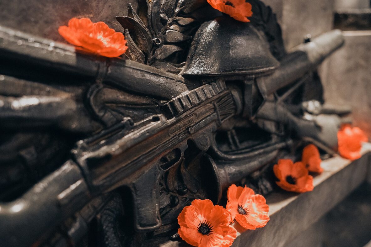 Poppies in the Anzac Square WWI Gallery