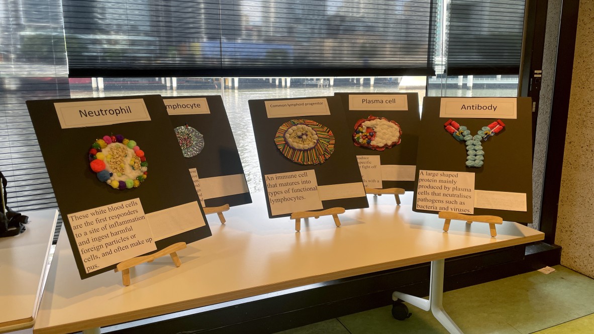 A photo of a Multisensory science book which features interactive objects and sound