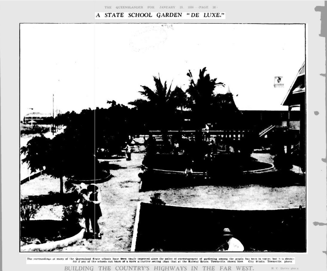 "A STATE SCHOOL GARDEN "DE LUXE."" The Queenslander Illustrated Weekly (Brisbane, Qld. : 1927 - 1939) 23 January 1930: 38.
