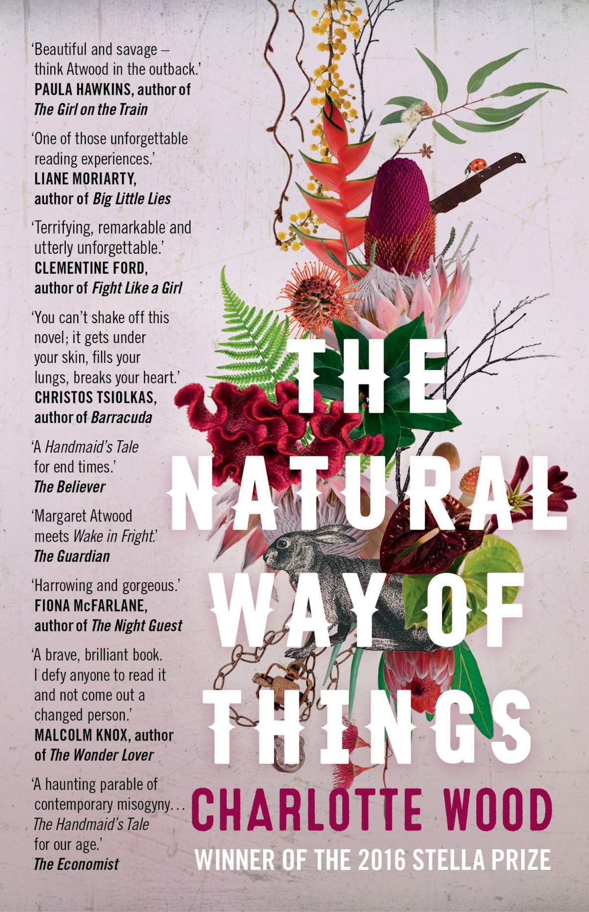 The Natural Way of Things by Charlotte Wood boo cover (Allen & Unwin)