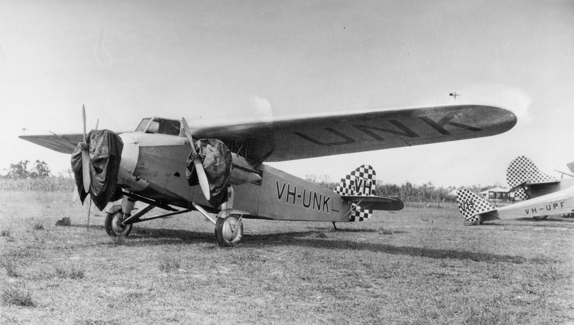  Star of Cairns, an Avro 619 Five, VH-UNK, ca. 1930