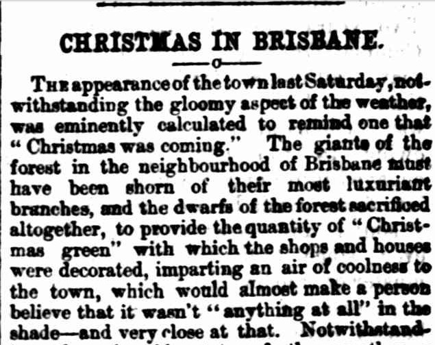 Christmas in Brisbane, The Week, 30 Dec 1876