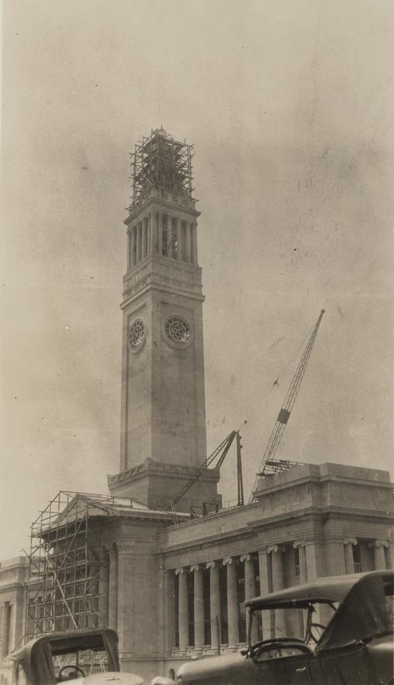 Brisbane City Hall construction, ca. 1930