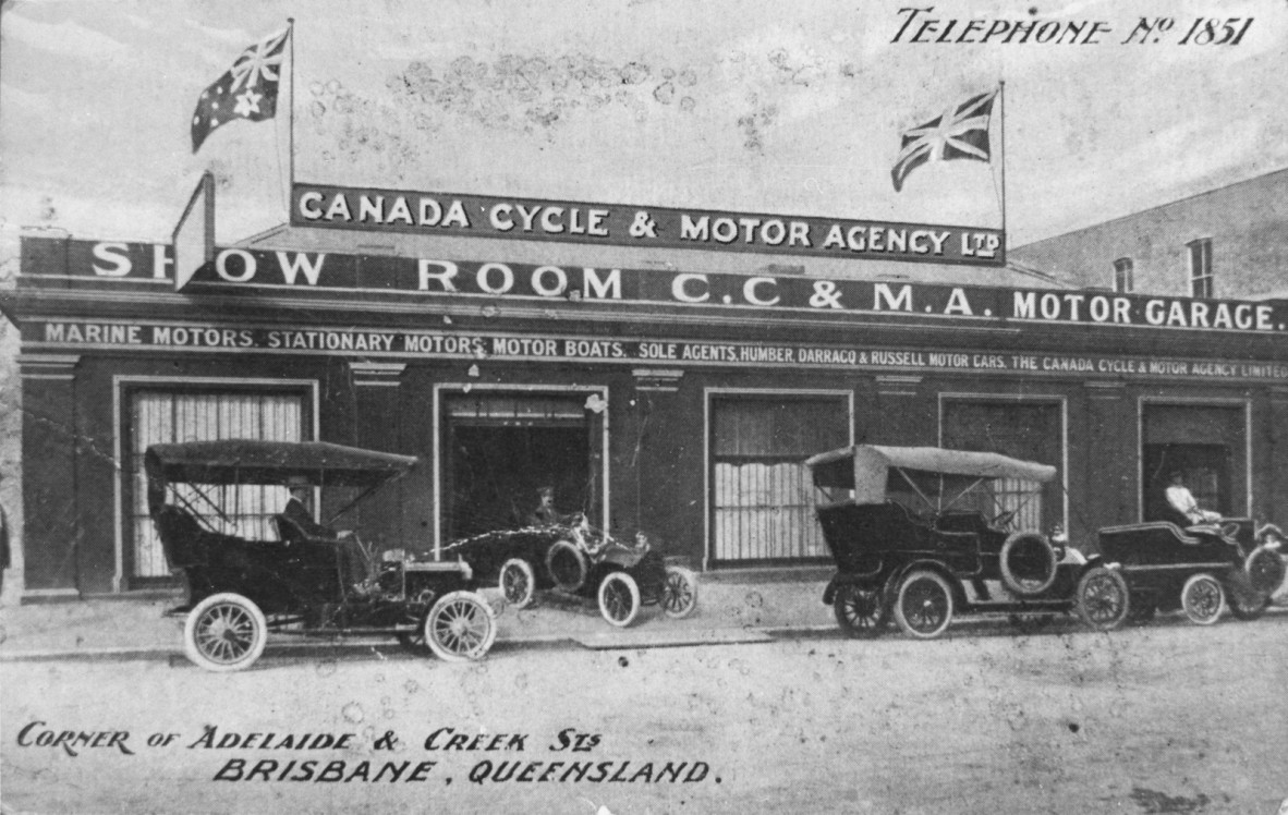 Premises of Canada Cycle and Motor Agency Ltd, Brisbane, Queensland