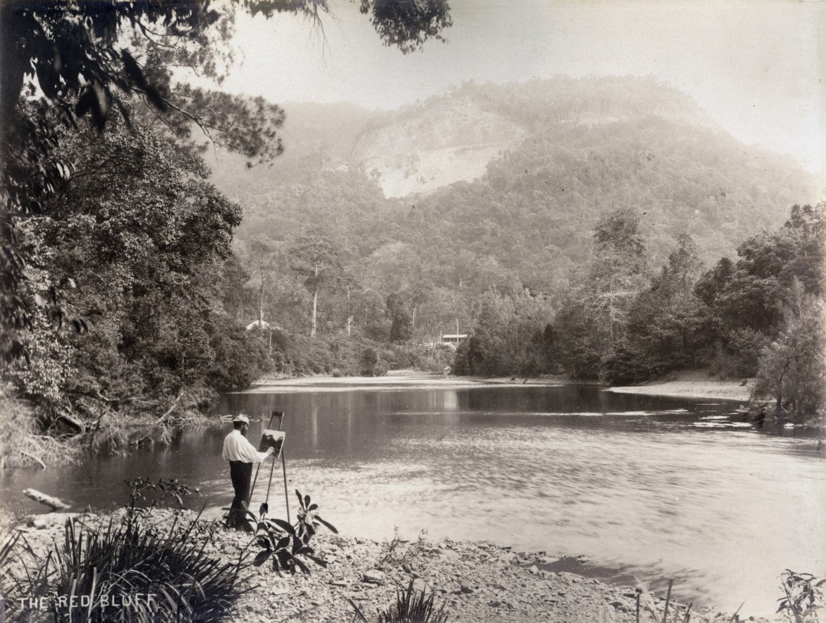 Views of the Barron River nearby Red Bluff north of Cairns, c. 1890.
