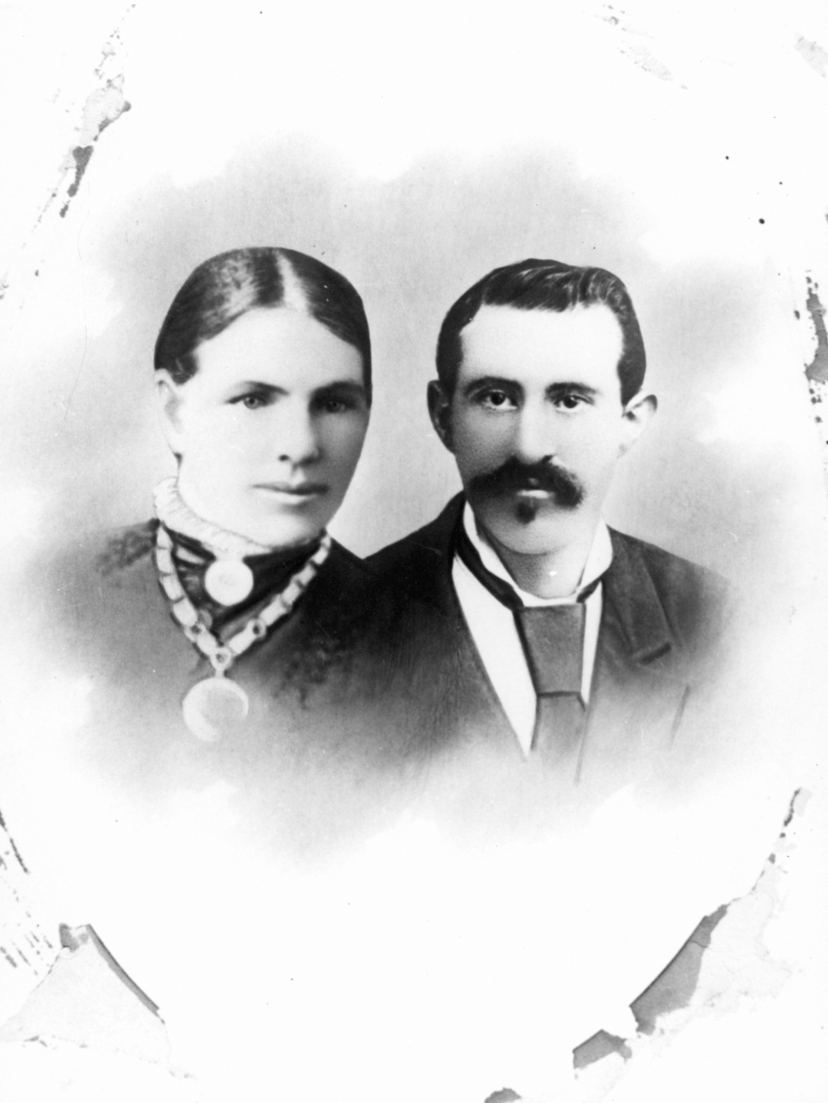 Charles Seymour and wife Katherine sit for portrait