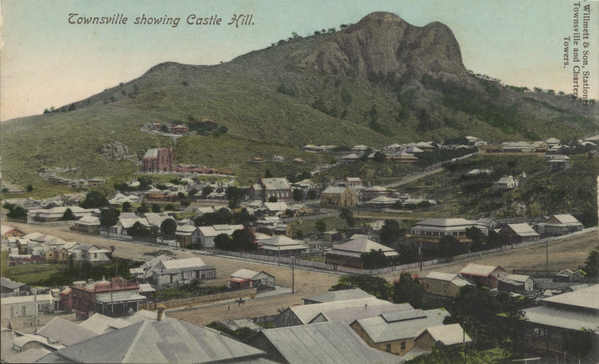  Panoramic view of Townsville showing Castle Hill ca 1905