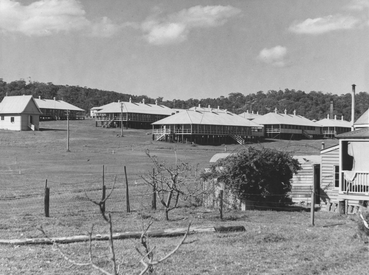 Buildings at the Dunwich Benevolent Institution, North Stradbroke Island, ca.1935.