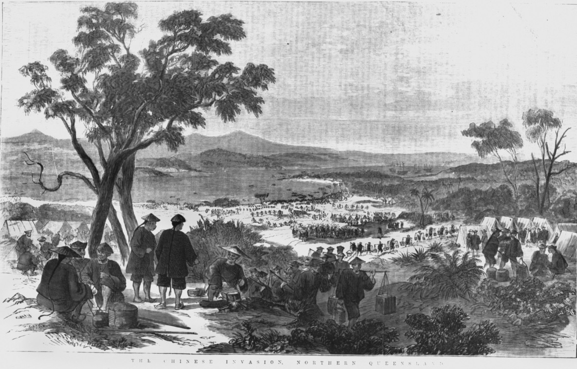 Chinese invasion, Northern Queensland, ca. 1875