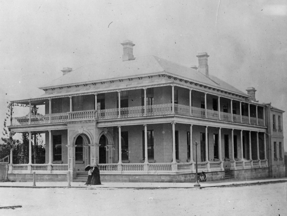 Bank of New South Wales, ca. 1869.  Image No. 3808