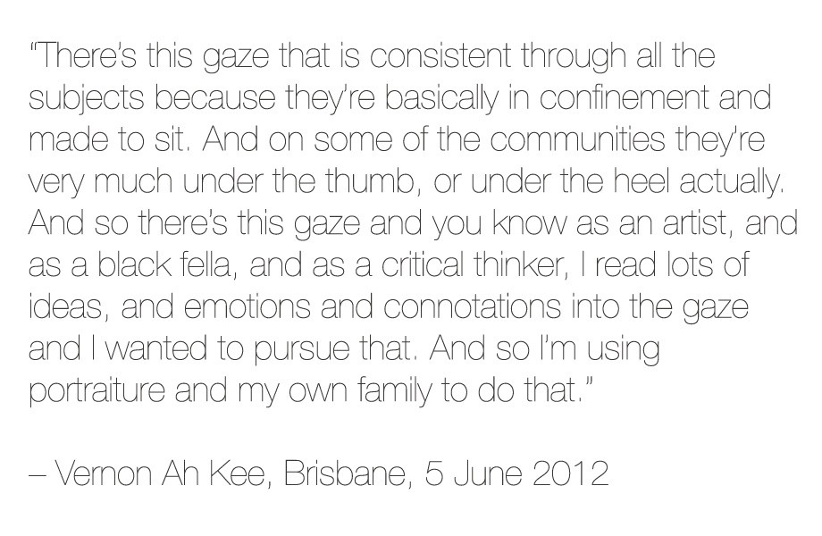 Vernon Ah Kee Brisbane 5 June 2012
