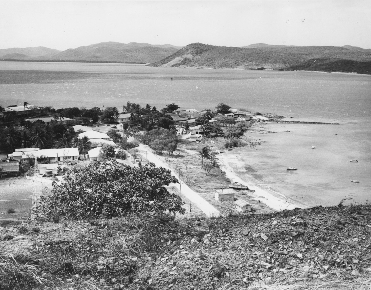 View overlooking Thursday Island Hospital, 1970.