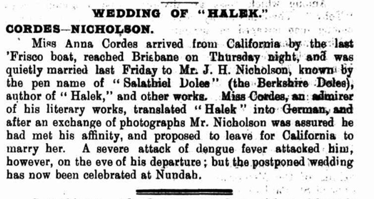 Screenshot of digitised newspaper article text.
