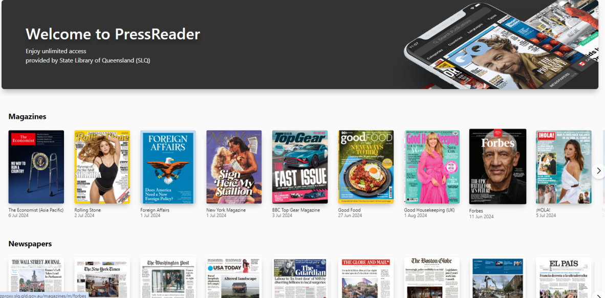 Welcome to PressReader Image