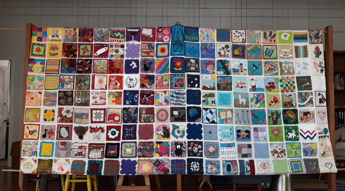 Queensland Quarantine Quilt fully assembled