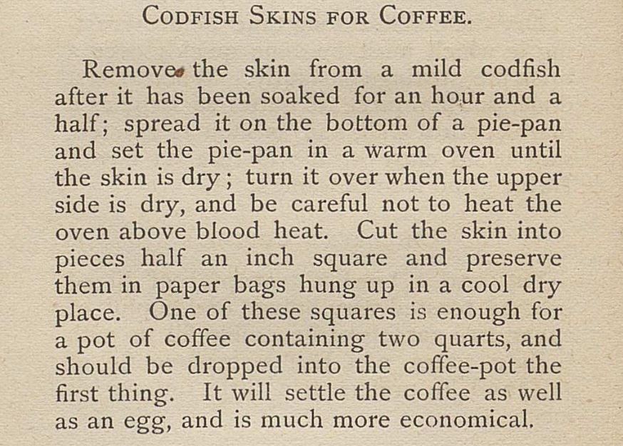 Image of recipe for Codfish Skins for Coffee