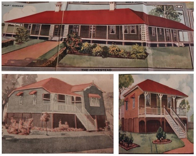 Photo collage of 3 redicut homes for sale in Brisbane.