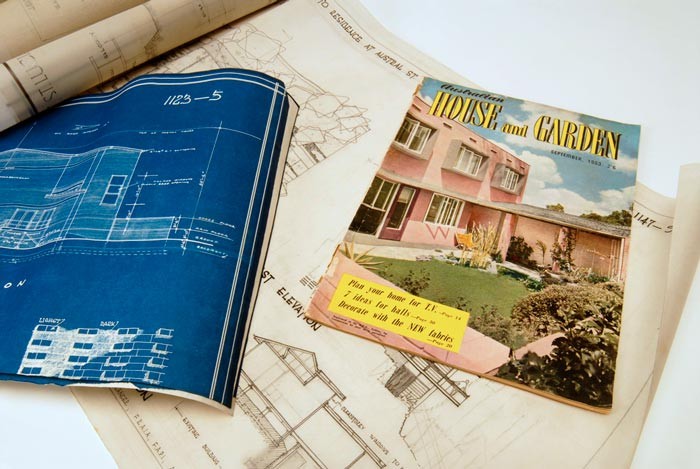 State Library of Queensland collections flat lay