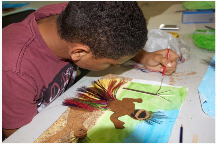 Indigenous Knowledge Centres Child Painting