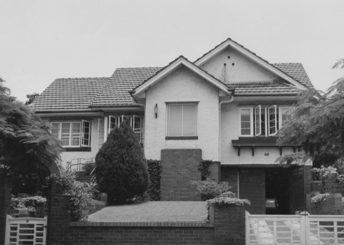 A multi gable house with windows open