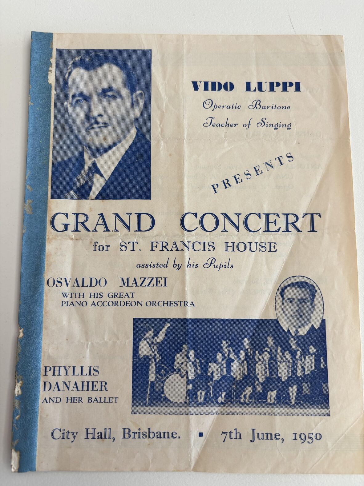 Grand Concert for Francis House music program featuring Phyllis Danaher.
