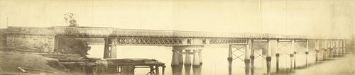 7143 Panorama of the Victoria Bridge taken from the south-east ca 1874