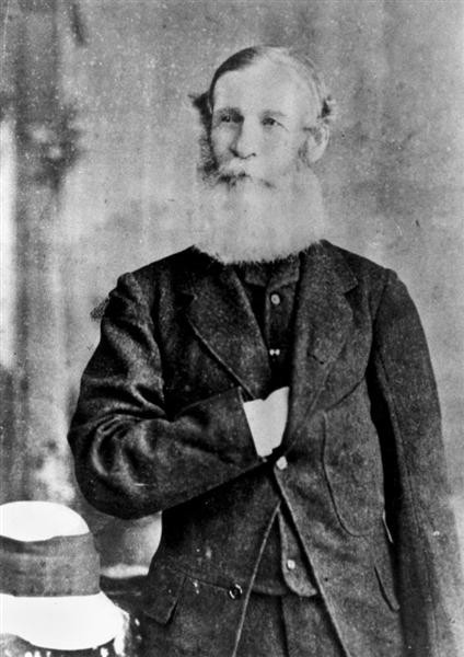 Portrait of Patrick Leslie an early settler of Warwick on the Darling Downs Queensland ca1875 