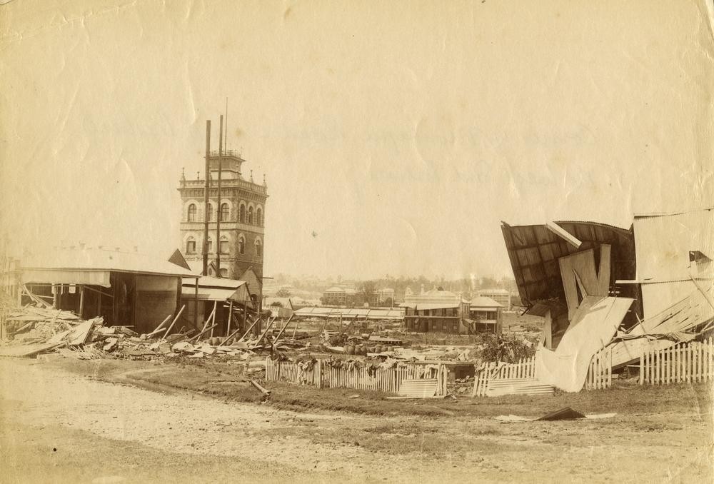 destroyed building 