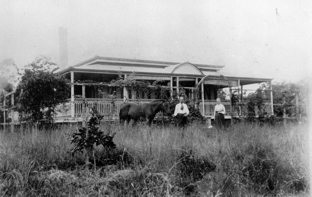 Hamiltons residence Canobie Lea at Eight Mile Plains Brisbane Queensland ca 1910