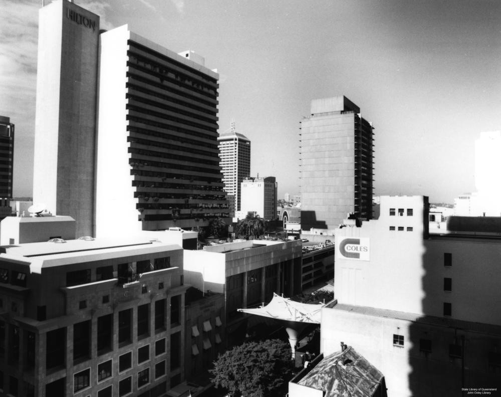 Queen Street Mall, Brisbane, 1997. (In copyright). State Library of Queensland. Negative number: 125966