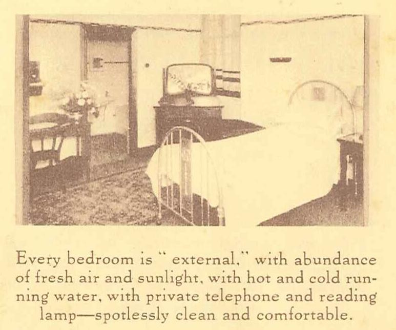 advertisement for a room in the canberra hotel 