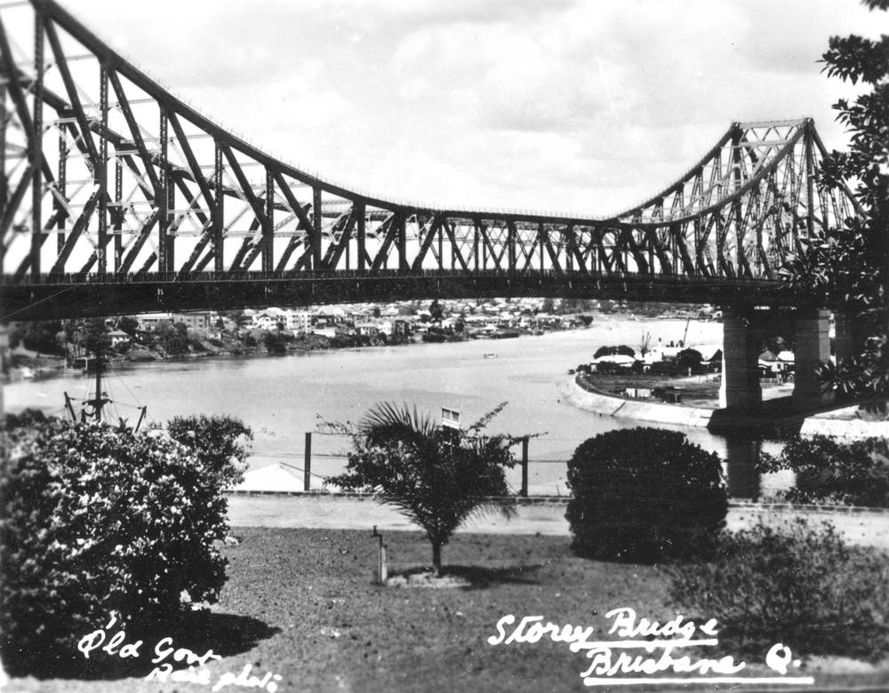 Story Bridge historical photo from 1950