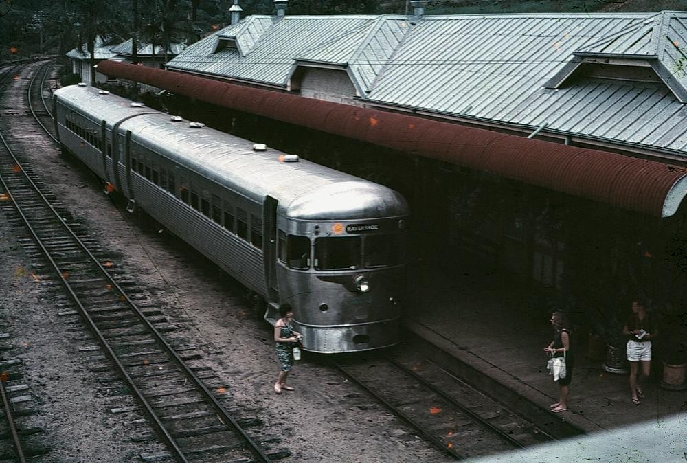 Train at Kuranda railway station ca 1958 Image in copyright 