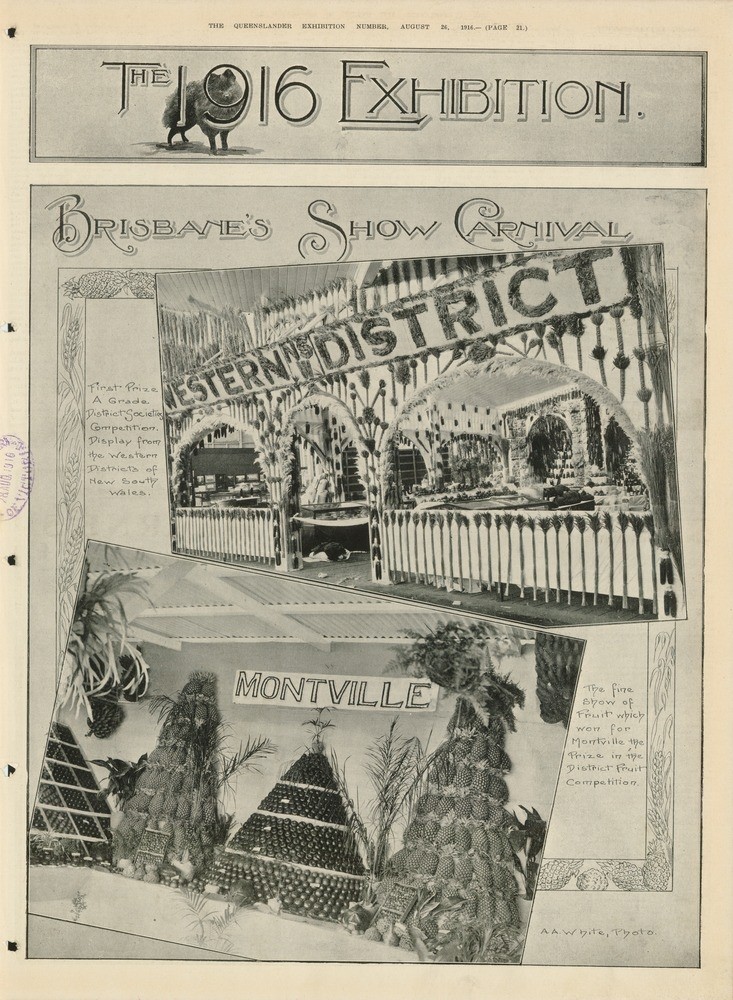 Queenslander Pictorial supplement to The Queenslander, 26 August 1916.