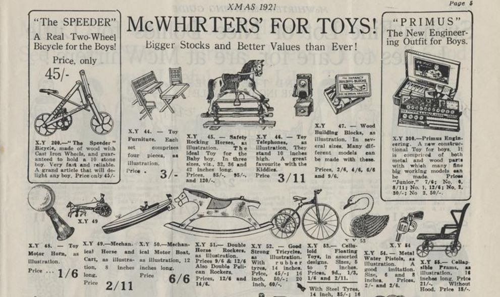 McWhirters Shopping Guide XMAS 1921 p5