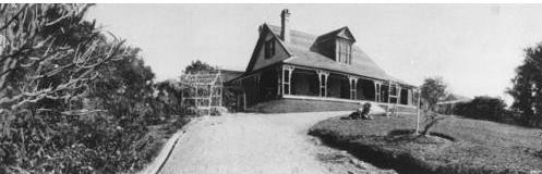 B&W image of the original Rathdonnell House at Auchenflower, Brisbane.