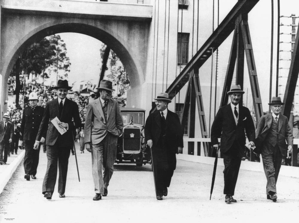 A bridge downstream of the victoria bridge was part of a larger plan, devised by professor roger hawken of the university of queensland in the 1920s, for a series of bridges over the brisbane river to alleviate congestion on victoria bridge and to divert traffic away from the brisbane central business district. Indooroopilly Library - Walter Taylor and his bridge | State Library Of Queensland