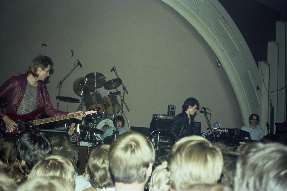 performers on stage
