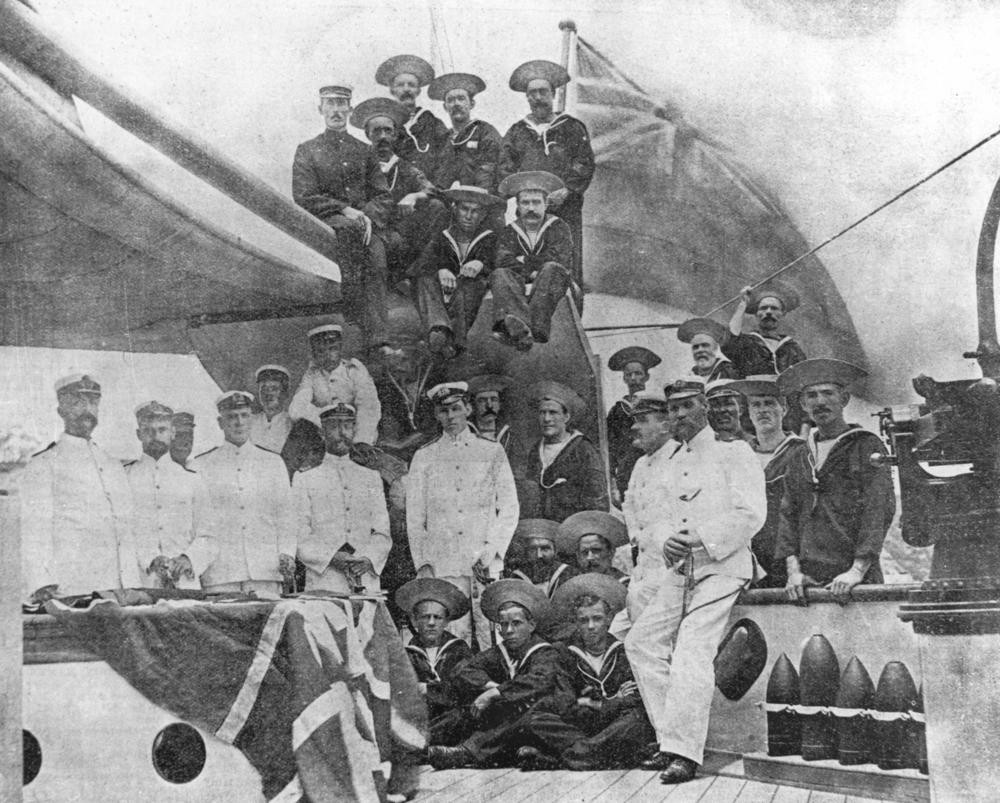 Officers and crew of the Gayundah, 1898, John Oxley Library, State Library of Queensland Neg: 3009