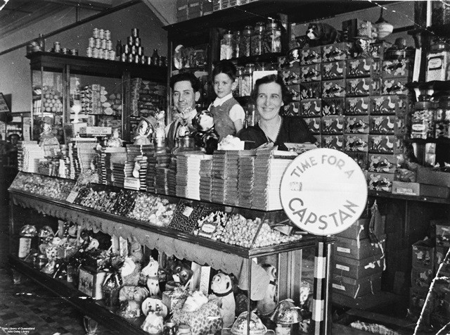 Inside the Paragon Cafe at Dalby Queensland ca 1936 John Oxley Library State Library of Queensland Negative no 41450