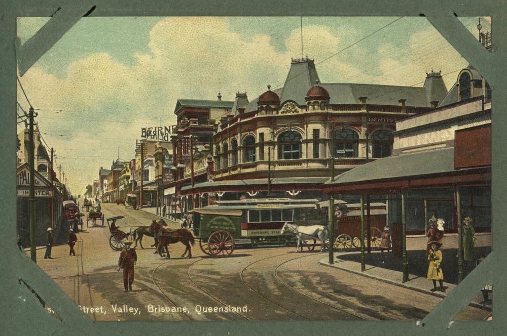 Brunswick Street, Fortitude Valley Brisbane ca. 1905. 