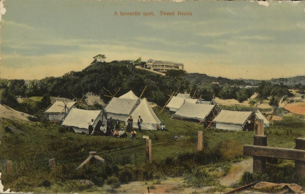 Camping at Tweed Heads ca 1911 