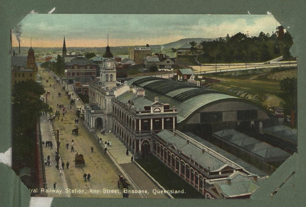 Central Railway Station, Ann Street, Brisbane, ca. 1905