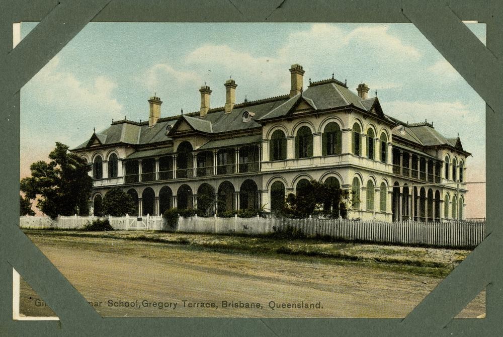 Girls' Grammar School on Gregory Terrace, Brisbane, 1906-1910. 