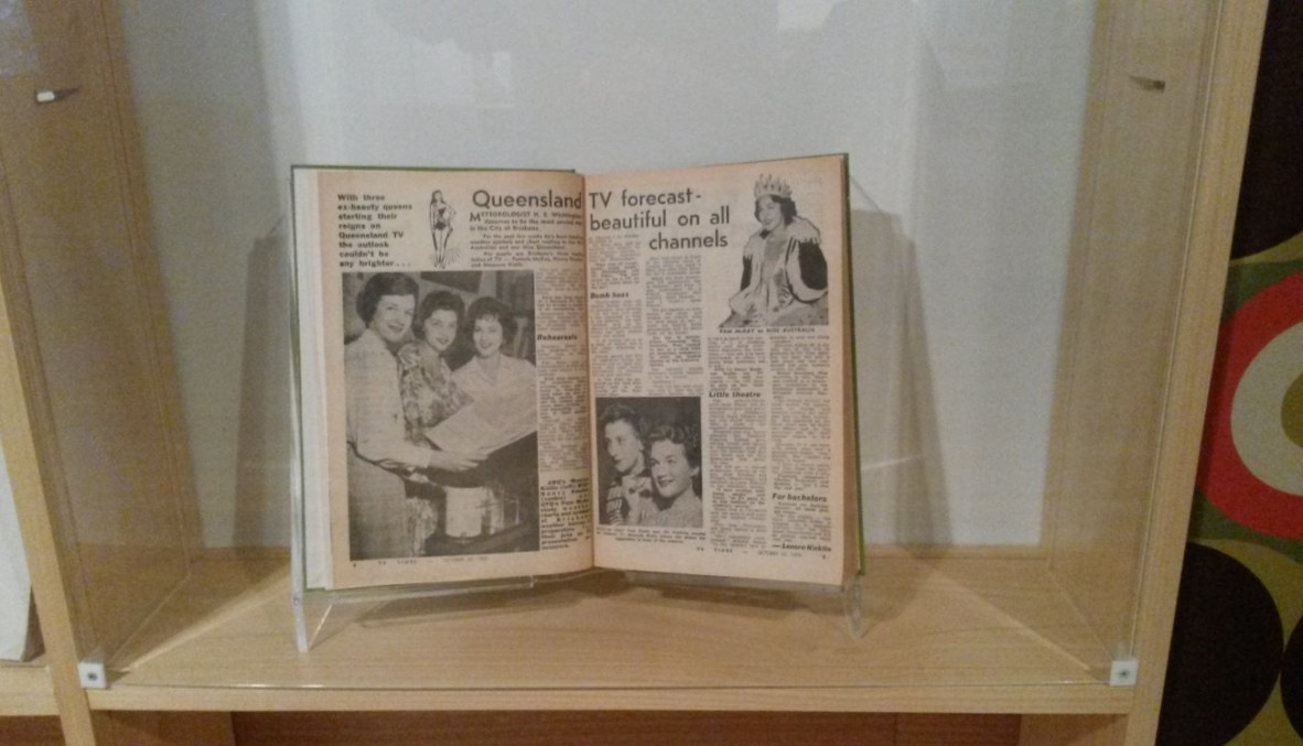 First edition of TV Times Qld edition on display as part of Freedom Then Freedom Now