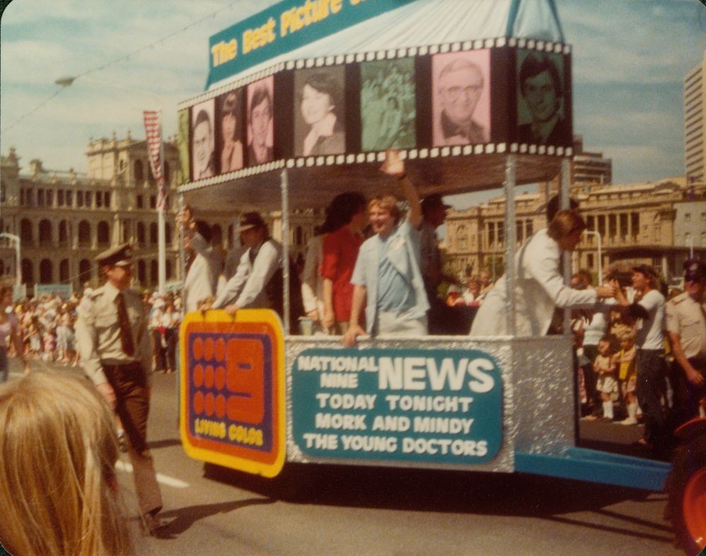 image of a colourful parade float 