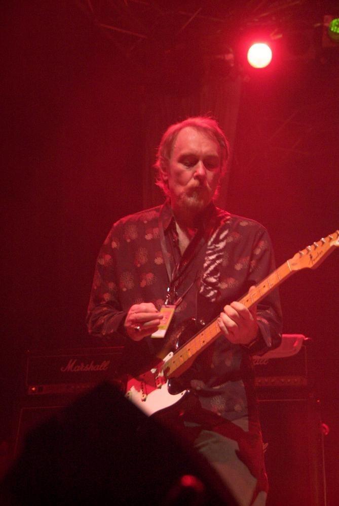 Ed Kuepper guitarist playing at the Pig City Concert, Brisbane, July 2007. Image 7336-0001-0345